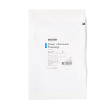 McKesson Super Absorbent Dressing 6 X 9 Inch Rectangle, 61-89569, Case of 50
