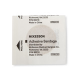 McKesson Adhesive Spot Bandage Plastic Tan 1 Inch Diameter Sterile, 16-4822, Case of 2400