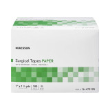 Medical Tape McKesson Paper 1 Inch X 1.5 Yard NonSterile 16-47310S Box/100 16-47310S MCK BRAND 1055583_BX