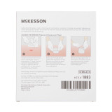 Hydrocolloid Dressing McKesson 4 X 4 Inch Square Sterile 1883 Case/200 1883 MCK BRAND 882982_CS