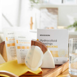 Hydrocolloid Dressing McKesson 4 X 4 Inch Square Sterile 1887 Case/200 1887 MCK BRAND 882992_CS