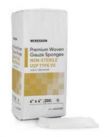 USP Type VII Gauze Sponge McKesson Cotton Gauze 12-Ply 4 X 4 Inch Square NonSterile 42422000 Pack/200 42422000 MCK BRAND 1043630_PK USP Type VII Gauze Sponge McKesson Cotton Gauze 12-Ply 4 X 4 Inch Square NonSterile 42422000 Pack/200 42422000 MCK BRAND 1043630_PK