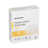 Hydrocolloid Dressing McKesson 2 X 2 Inch Square Sterile 1882 Case/400 1882 MCK BRAND 882980_CS Hydrocolloid Dressing McKesson 2 X 2 Inch Square Sterile 1882 Case/400 1882 MCK BRAND 882980_CS