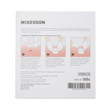 McKesson Thin Hydrocolloid Dressing Film Backing 6 X 6 Inch Square Hydrocolloid / Film, 1884, Case of 200