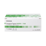 McKesson Medical Tape Tan 1 Inch X 10 Yard Paper NonSterile, 16-47310T, Case of 144