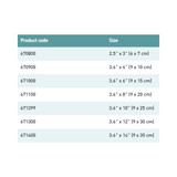 Mepore Composite Dressing 3-3/5 X 6 Inch Rectangle Sterile, 671000, Box of 50