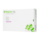 Mepilex Ag Silver Foam Dressing 6 X 6 Inch Square Sterile, 287300, Case of 25