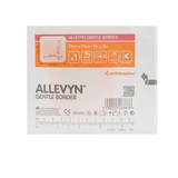 Allevyn Gentle Border Foam Dressing 3 X 3 Inch With Border Film Backing Silicone Gel Adhesive Square Sterile, 66800276, Box of 10