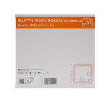 Allevyn Gentle Border Foam Dressing 5 X 5 Inch With Border Film Backing Silicone Gel Adhesive Square Sterile, 66800279, Box of 10