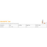 Solosite Hydrogel Wound Dressing 3 oz. Gel / Amorphous NonSterile, 449600, Pack of 1