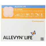 Silicone Foam Dressing Allevyn Life 6.06 X 6.06 Inch Quadrilobe Adhesive with Border Sterile 66801069 Box/10 UNITED / SMITH & NEPHEW 834487_BX