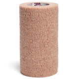Cohesive Bandage 3M Coban LF 4 Inch X 5 Yard Standard Compression Self-adherent Closure Tan NonSterile 2084 Each/1 2084 3M 382060_EA