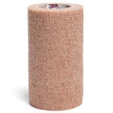 Cohesive Bandage 3M Coban LF 4 Inch X 5 Yard Standard Compression Self-adherent Closure Tan NonSterile 2084 Each/1 2084 3M 382060_EA