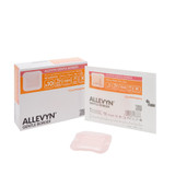 Allevyn Gentle Border Foam Dressing 3 X 3 Inch With Border Film Backing Silicone Gel Adhesive Square Sterile, 66800276, Pack of 1