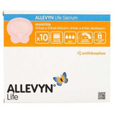 Silicone Foam Dressing Allevyn Life 7 X 7 Inch Sacral Adhesive with Border Sterile 66801306 Each/1 66801306 UNITED / SMITH & NEPHEW 839950_EA
