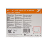 Allevyn Gentle Border Lite Thin Foam Dressing 3 X 3 Inch With Border Film Backing Silicone Gel Adhesive Square Sterile, 66800834, Pack of 1