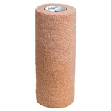 Cohesive Bandage 3M Coban 6 Inch x 5 Yard Self-Adherent Closure Tan NonSterile Standard Compression 1586 Pack of 1