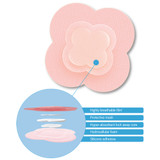 Allevyn Life Foam Dressing 4 X 4 Inch With Border Film Backing Silicone Gel Adhesive Quadrilobe Sterile, 66801067, Pack of 1