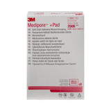 3M Medipore Composite Dressing 3-1/2 X 4 Inch Rectangle Sterile Nonwoven Backing, 3566, Box of 25