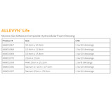 Allevyn Life Foam Dressing 8-1/4 X 8-1/4 Inch With Border Film Backing Silicone Gel Adhesive Quadrilobe Sterile, 66801070, Box of 10