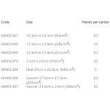 Allevyn Life Foam Dressing 6-1/16 X 6-1/16 Inch With Border Film Backing Silicone Gel Adhesive Quadrilobe Sterile, 66801069, Pack of 1