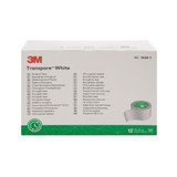 3M Transpore White Medical Tape White 1 Inch X 10 Yard Plastic NonSterile, 1534-1, Box of 12
