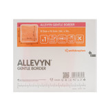 Allevyn Gentle Border Foam Dressing 5 X 5 Inch With Border Film Backing Silicone Gel Adhesive Square Sterile, 66800279, Case of 40