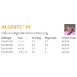AlgiSite M Alginate Dressing 6 X 8 Inch Rectangle, 59480300, Pack of 1