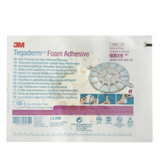 3M Tegaderm High Performance Foam Dressing 5-1/2 X 5-1/2 Inch With Border Film Backing Acrylic Adhesive Heel Sterile, 90619, Case of 20