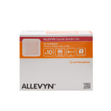 Allevyn Gentle Border Lite Thin Foam Dressing 3 X 3 Inch With Border Film Backing Silicone Gel Adhesive Square Sterile, 66800834, Case of 60