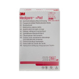 Adhesive Dressing 3M™ Medipore™ 3-1/2 x 4 Inch Soft Cloth Rectangle White Sterile 3566 Case of 100 3566 3M™ Medipore™ 315360_CS