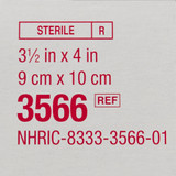 3M Medipore Composite Dressing 3-1/2 X 4 Inch Rectangle Sterile Nonwoven Backing, 3566, Case of 100
