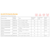 Allevyn Gentle Border Foam Dressing 6-5/8 X 6-3/4 Inch With Border Film Backing Silicone Gel Adhesive Sacral Sterile, 66800898, Case of 60