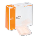 Allevyn Adhesive Foam Dressing 7 X 7 Inch With Border Film Backing Adhesive Square Sterile, 66020045, Case of 40