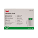 3M Transpore White Medical Tape White 2 Inch X 10 Yard Plastic NonSterile, 1534-2, Case of 60