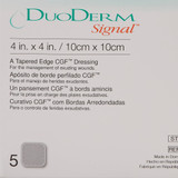 DuoDERM Signal CGF Hydrocolloid Dressing Foam Backing 4 X 4 Inch Square Hydrocolloid, 403326, Box of 5