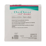 DuoDERM CGF Border Hydrocolloid Dressing Foam Backing 2-1/2 X 2-1/2 Inch Square Hydrocolloid, 187970, Box of 5
