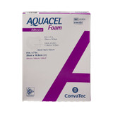 Aquacel Foam Dressing 7 X 8 Inch With Border Waterproof Film Backing Silicone Adhesive Sacral Sterile, 420626, Pack of 1