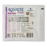 Aquacel Foam Dressing 5 X 5 Inch With Border Waterproof Film Backing Silicone Adhesive Square Sterile, 420619, Pack of 1