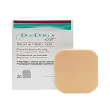 DuoDERM CGF Hydrocolloid Dressing Foam Backing 4 X 4 Inch Square Hydrocolloid, 187658, Box of 20