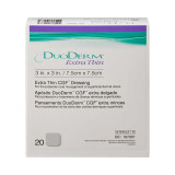 Hydrocolloid Dressing DuoDERM Extra Thin 3 X 3 Inch Square Sterile 187901 Each/1 187901 CONVA TEC 205195_EA