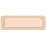 FoamLite Thin Foam Dressing 2 X 4-4/5 Inch With Border Film Backing Silicone Adhesive Rectangle Sterile, 421563, Box of 10