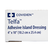 Adhesive Dressing Telfa 4 X 10 Inch Nonwoven Rectangle White Sterile 7542 Box/25 7542 KENDALL HEALTHCARE PROD INC. 317991_BX
