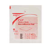 PolyMem Foam Dressing 4 X 4 Inch Without Border Film Backing Nonadhesive Square Sterile, 5044, Box of 15
