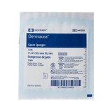 Dermacea Gauze Sponge 4 X 4 Inch 12-Ply Sterile 2 per Pack, 441000, Box of 25