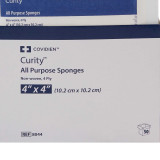 Non-Woven Sponge Curity Polyester / Rayon 4-Ply 4 X 4 Inch Square Sterile 8044 Box/25 8044 KENDALL HEALTHCARE PROD INC. 401590_TR