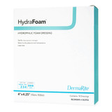 HydraFoam Foam Dressing 4 X 4-1/4 Inch Without Border Waterproof Backing Nonadhesive Rectangle Sterile, 00295E, Box of 10