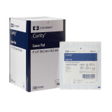 Gauze Sponge Curity™ 4 x 4 Inch 1 per Pack Sterile 12-Ply Square 6309 Carton of 100 6309 Curity™ 10142_CT