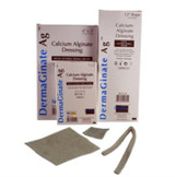DermaGinate/ Ag Silver Alginate Dressing 2 X 2 Inch Square Sterile, 00520E, Box of 10