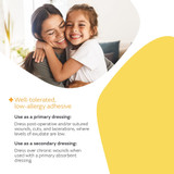 COVRSITE Plus Composite Dressing 6 X 6 Inch Square NonSterile Film Backing, 59715100, Pack of 1